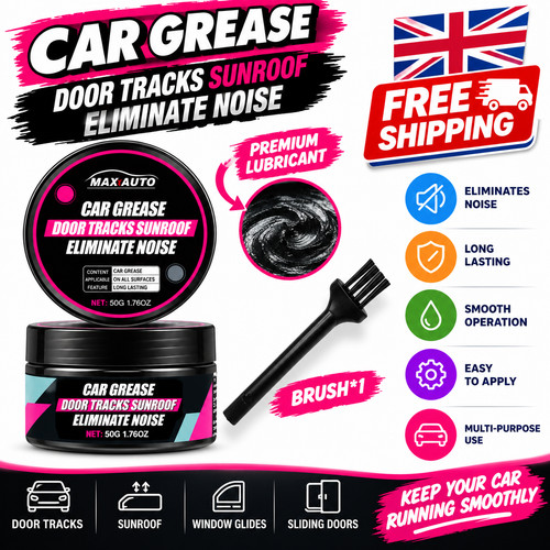 Car sunroof track grease - track,
