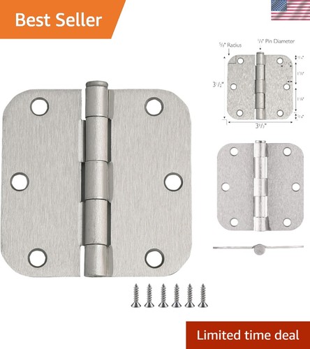 Pack satin nickel door - 3-pack,